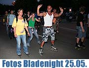 Am Montag, 25. Mai.2009 ging es bei der Blade Night bei sommerlichen Temperaturen am Abend auf die Strecke WEST  (©Foto: Martin Schmitz)